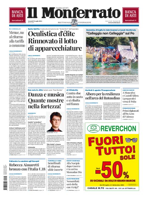 Il Monferrato - Edizione 56 del 19/07/2024 - Giornale 36